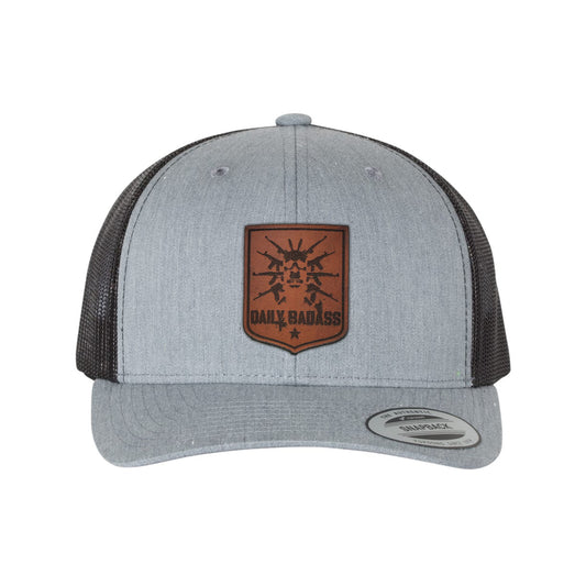 Daily Badass Leather Patch Snapback