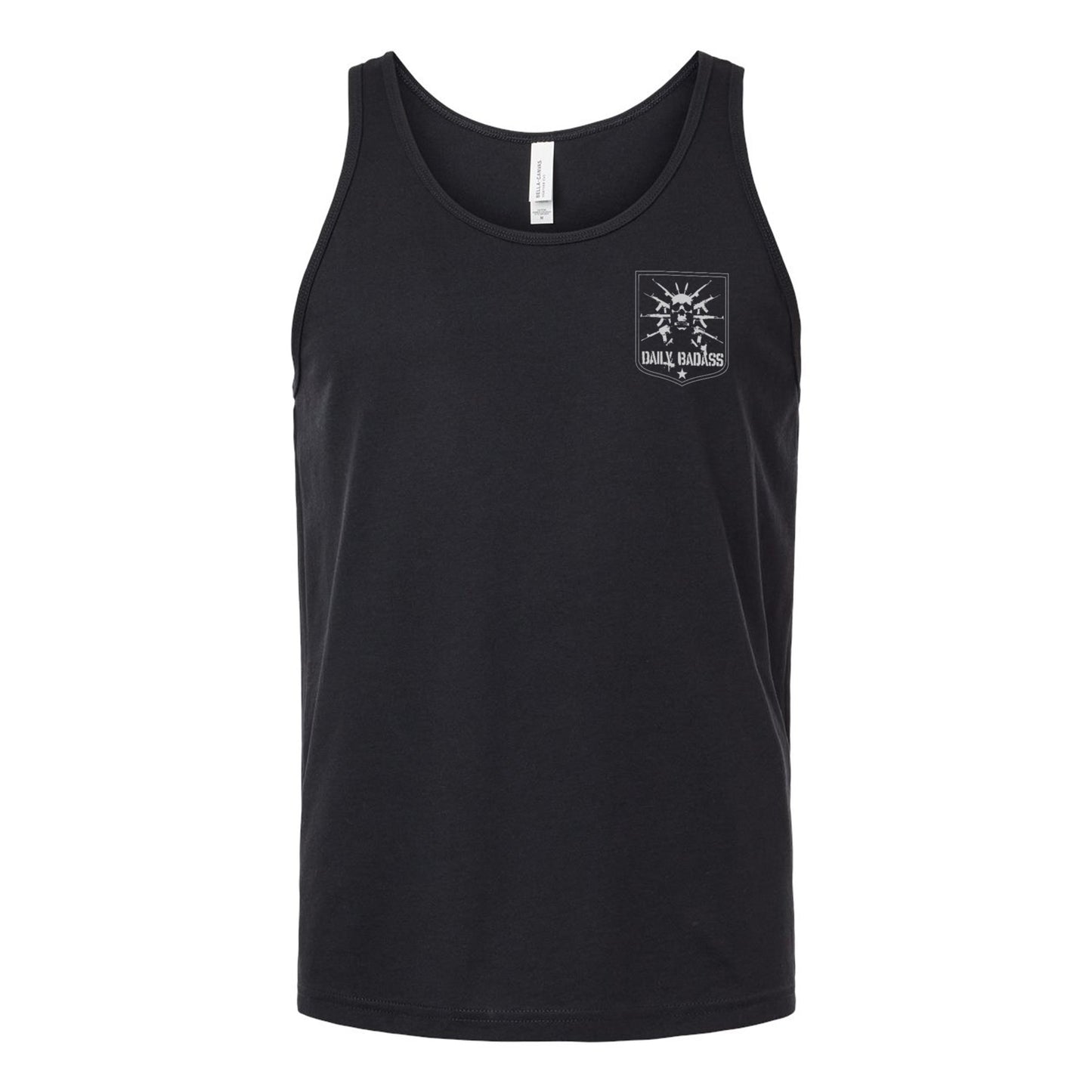 Daily Badass Camo Logo Tank