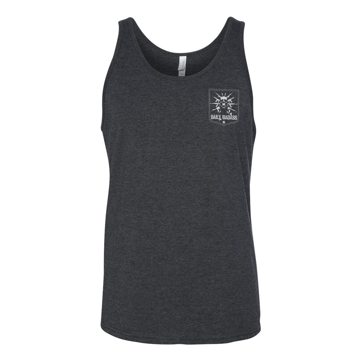Daily Badass Camo Logo Tank