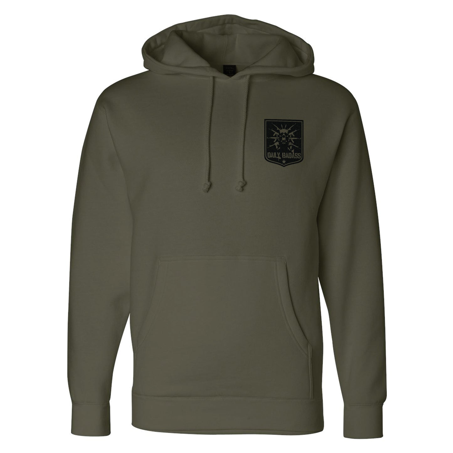 Daily Badass Camo Logo Hoodie