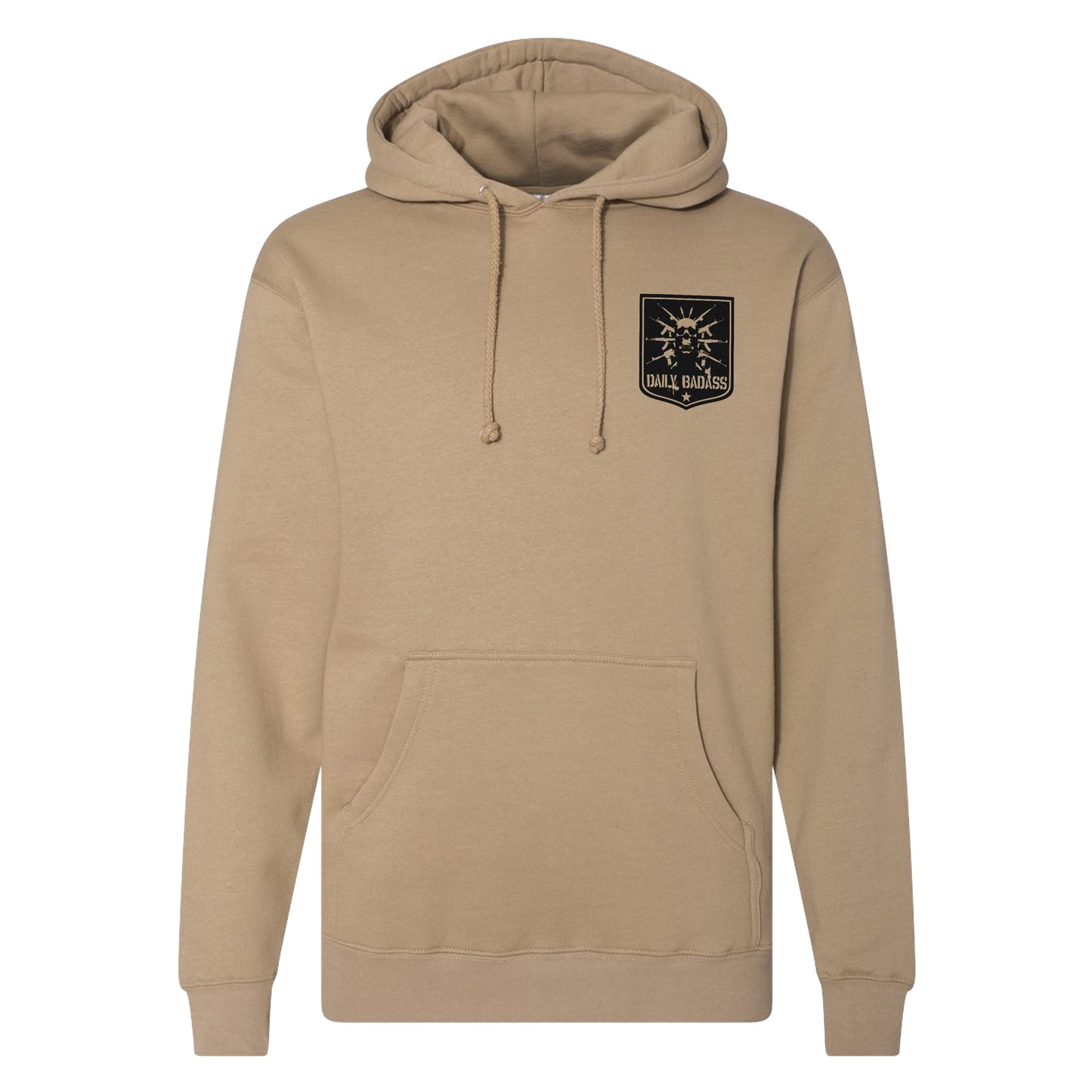 Daily Badass Camo Logo Hoodie