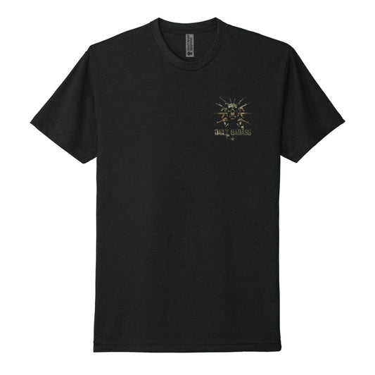 Daily Badass Multicam Logo Tee