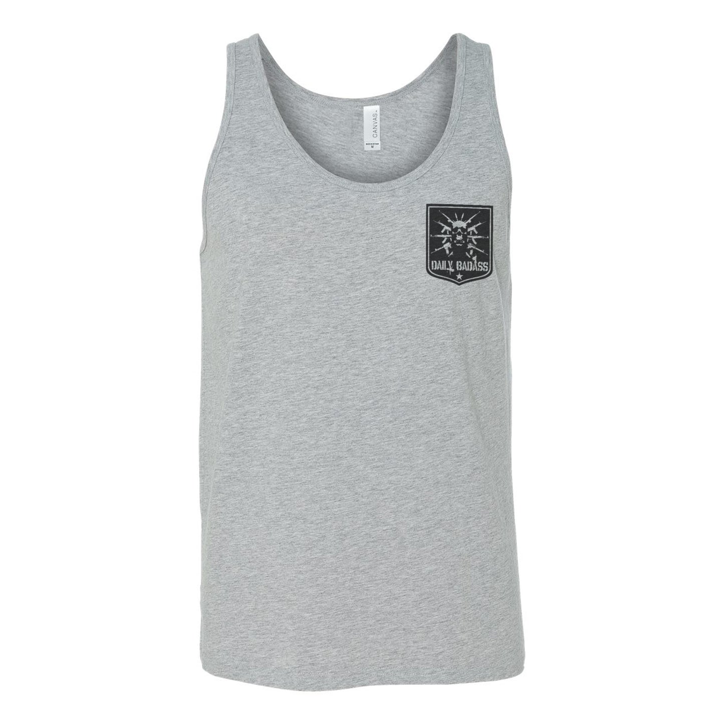 Daily Badass Camo Logo Tank