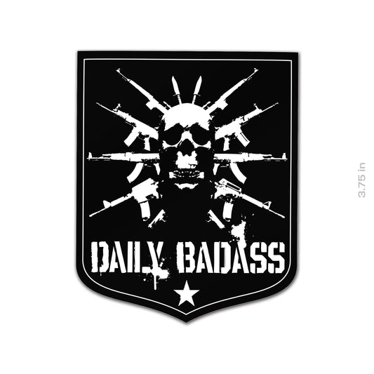 Daily Badass Logo Sticker
