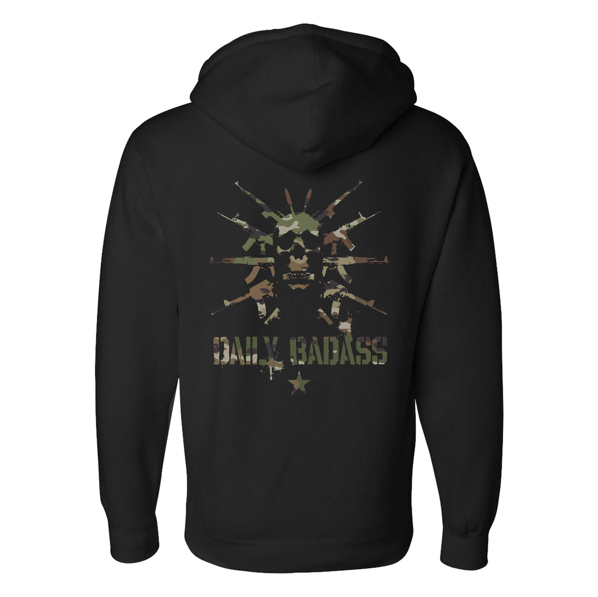 Daily Badass Multicam Logo Hoodie