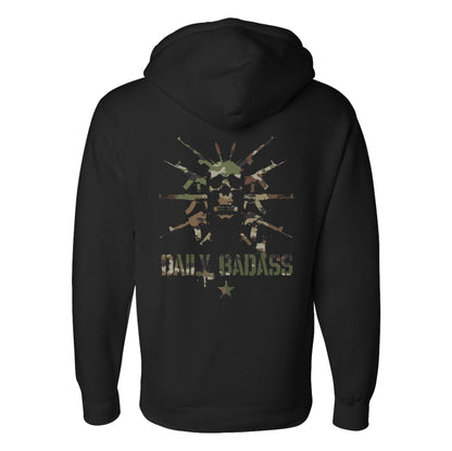 Daily Badass Multicam Logo Hoodie