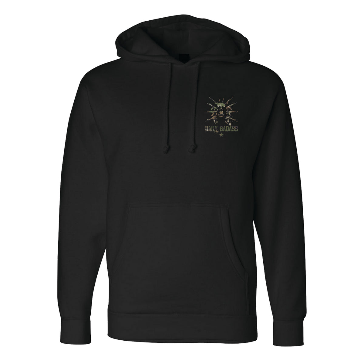 Daily Badass Multicam Logo Hoodie